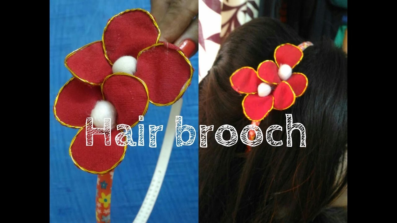 How to make Hair Brooch ||Art n you-24||