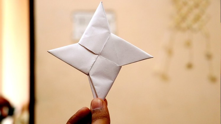 How to Make Ninja Star using A4 size Paper |  Ninja Star - Origami
