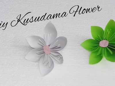 How To Make Origami Kusudama Flower