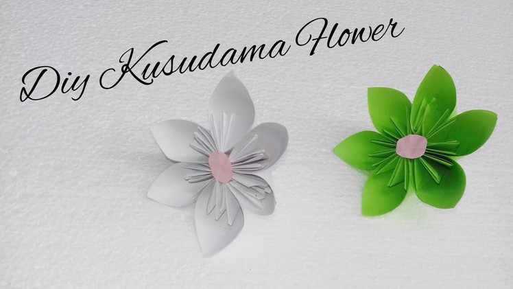 How To Make Origami Kusudama Flower