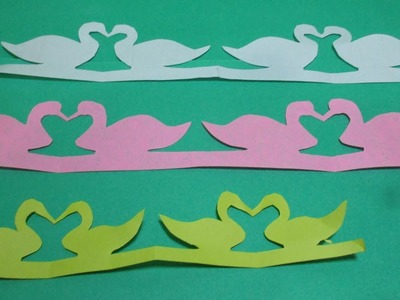 How to make paper cutting designs patterns step by step | make a paper cutting duck
