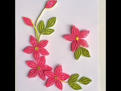 How to make Quilling flower.Quilling Design