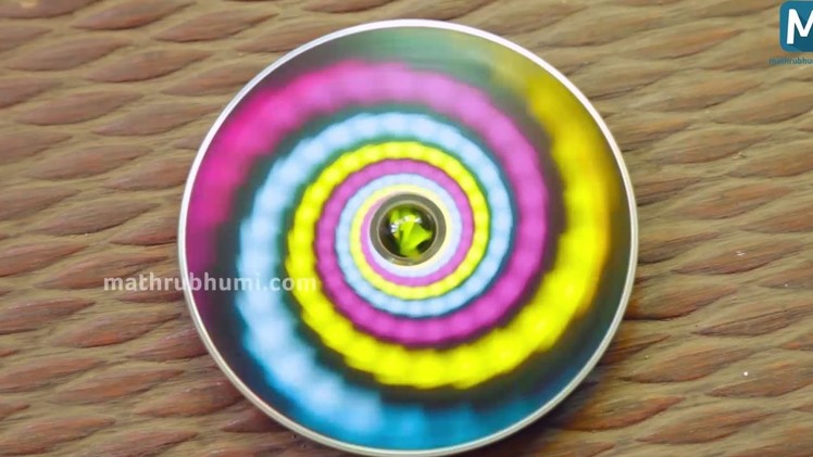 How to Make Spinning Top with CD | Fun Factory | CD Pambaram