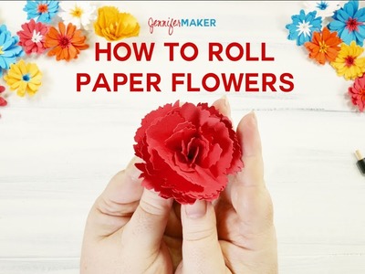 How to Roll Paper Flowers (Quilled Flowers)