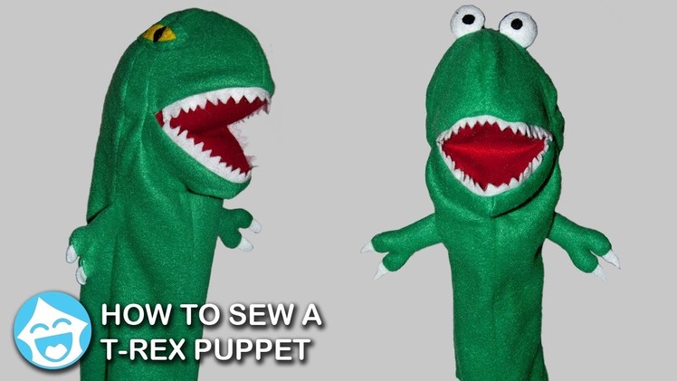 How to Sew a T-Rex Dinosaur Puppet