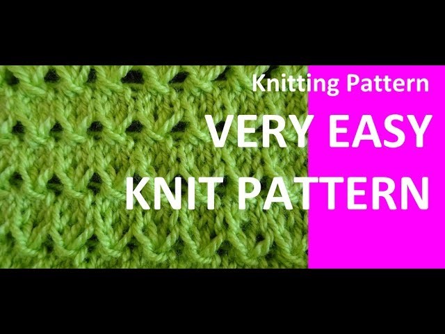 Knitting Pattern * VERY EASY KNITTING PATTERN *