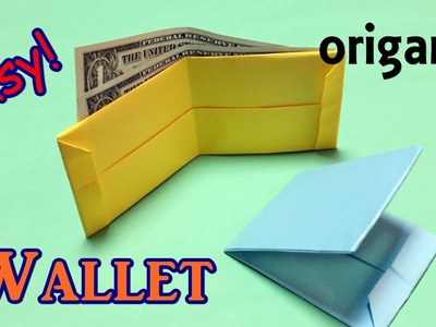 Origami Easy for Beginners but Cool | How to Make a Paper Wallet from A4 | No Tape.Scissors