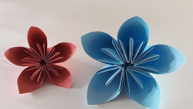 Origami Kusudama Flower Folding Instructions - How to make a Best Kusudama Paper Flower