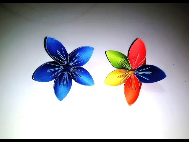 easy origami flower kusudama flower
