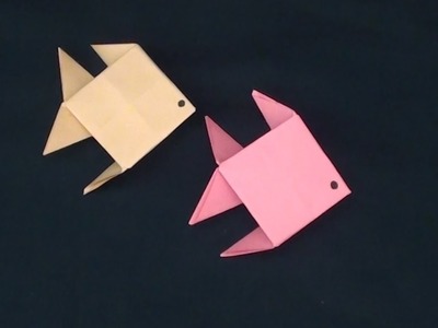 Paper Fish Origami for Kids| How to Make Paper Fish with some Folds to Paper