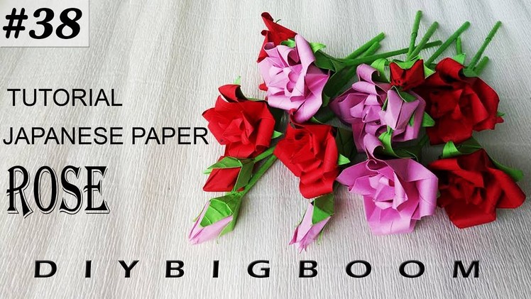 Paper flowers tutorial #38 | How to make paper flowers easy step by step | Diy BigBoom