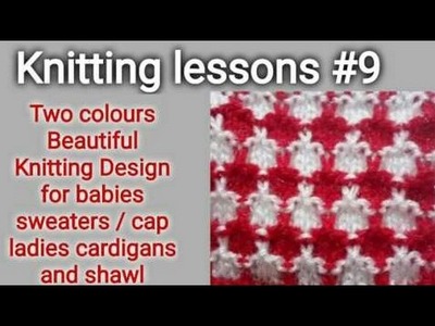 Two Colours || Knitting || Baby Sweater || Design || Beautiful ||and|| Easy to make