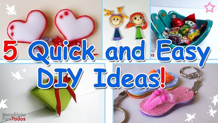 5 Minute Crafts - 5 Quick and Easy DIY Ideas! Ana | DIY Crafts