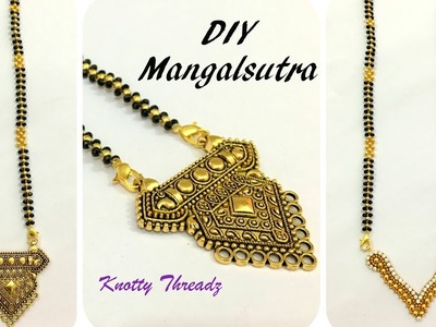 Bridal Jewelry | Make your Own Mangalsutra | Interchangeable Pendants Design | DIY | Knotty Threadz