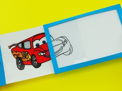 Disney Cars 3 Magic Slider Card with McQueen | DIY Gift Card for Kids