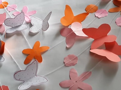 DIY -Butterflies Room Decorations, Make Paper Butterflies||  Paper Crafts