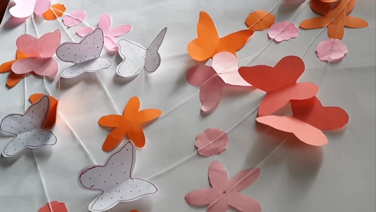 DIY -Butterflies Room Decorations, Make Paper Butterflies||  Paper Crafts