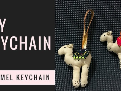 DIY Camel Keychain | Best Out of Waste Keyring with Old Clothes