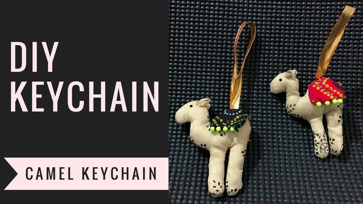 DIY Camel Keychain | Best Out of Waste Keyring with Old Clothes