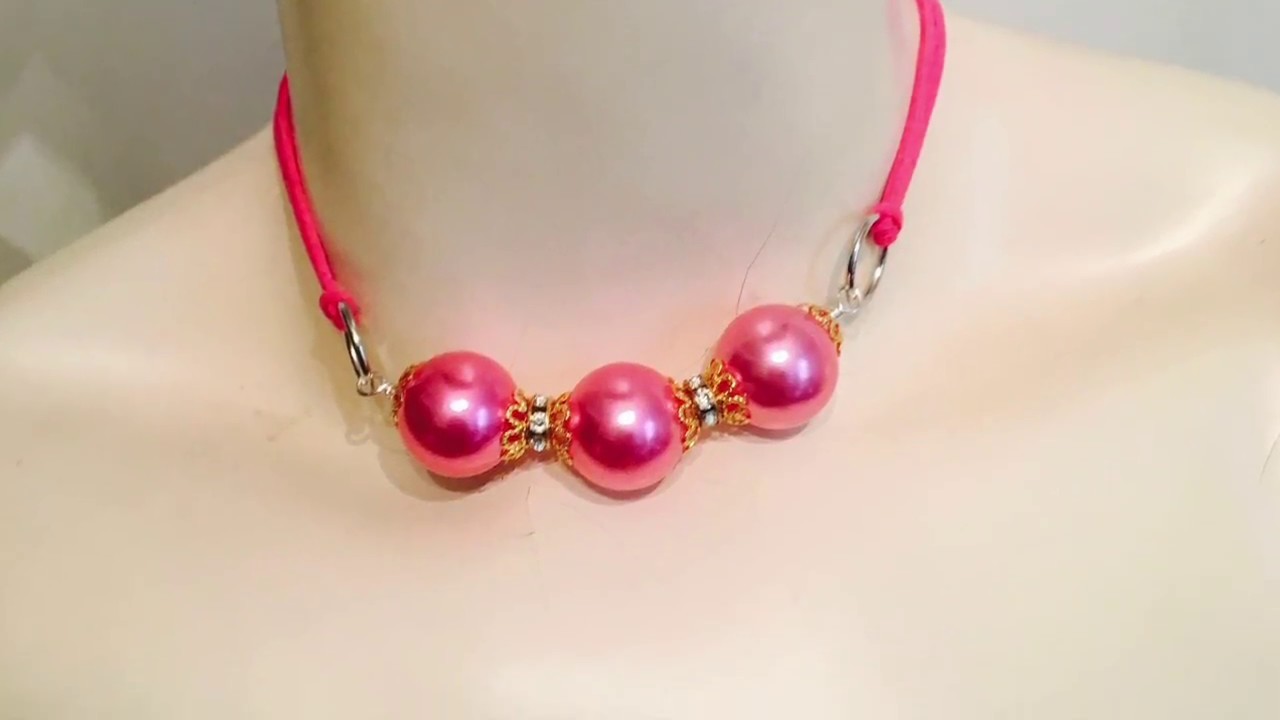Diy pearl choker Clearance