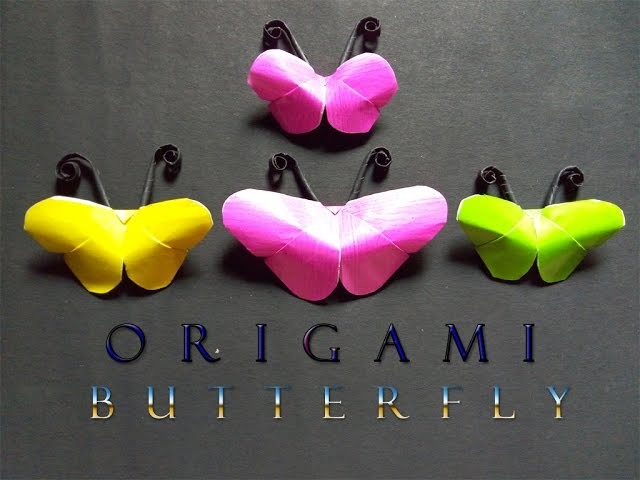 Diy Crafts: Paper Butterfly Tutorial ♦ ORIGAMI CRAFT ♦ Diy craft