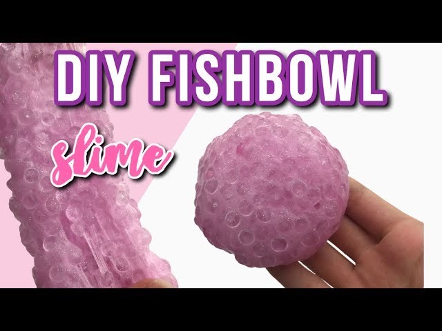 DIY Crunchy Fishbowl Slime! (with and without borax)
