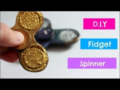 DIY Fidget Spinner No Bearings! | Polymer Clay