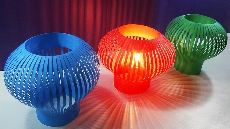 DIY Home decor - Paper Cutting Lamp.Light Shade |