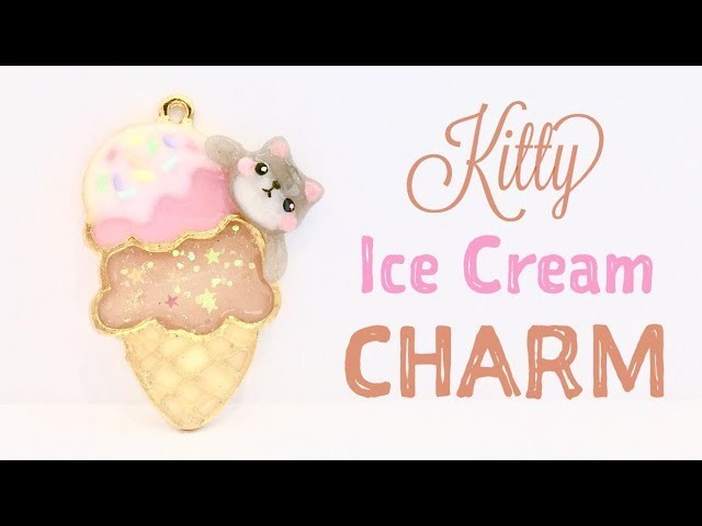 DIY Kitty Ice Cream Charm & GIVEAWAY