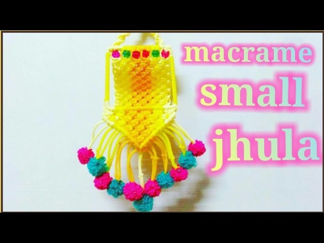 DIY || Macrame || Small Teddy Jhula