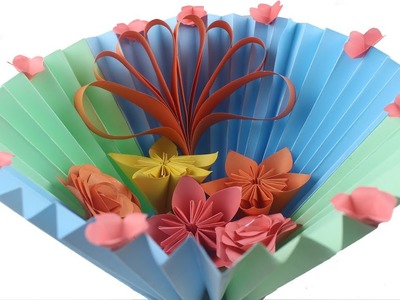 Exceptional Easy DIY Paper Bucket | How to Make easy Flower Gift Origami Basket | Paper Basket Craft