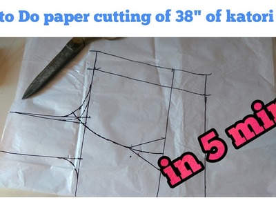 How to  do prince cut paper cutting of 38''