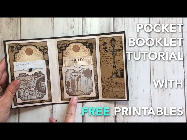 How to make a Pocket Booklet - TUTORIAL + FREE printables
