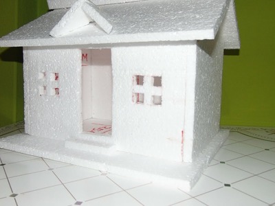How to Make a Small Thermocol House Model | Easy homemade project for kids