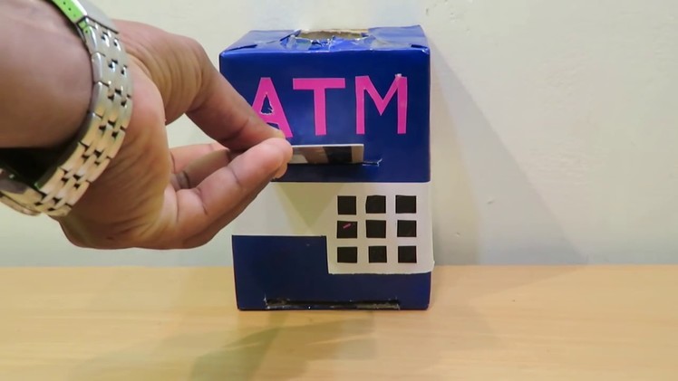 How to make an ATM PIGGY BANK at Home Just5mins #2
