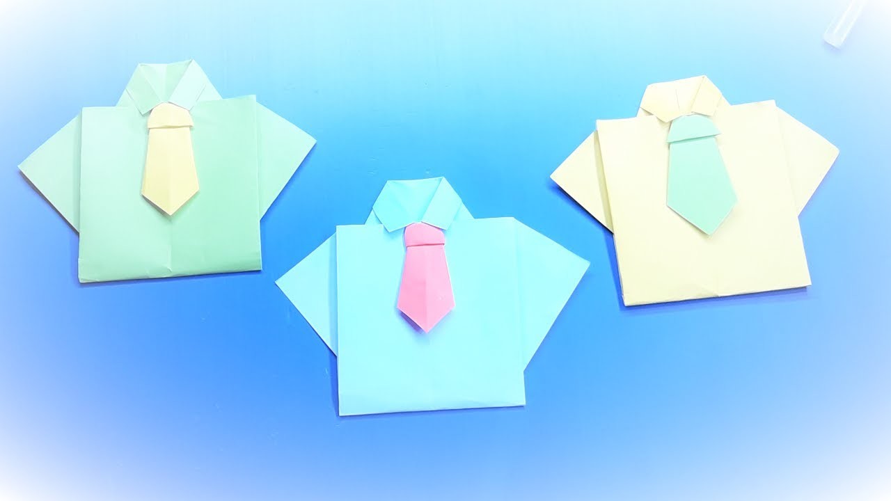 How To Make An Easy Paper Origami T Shirt – Origami T Shirt Craft ...