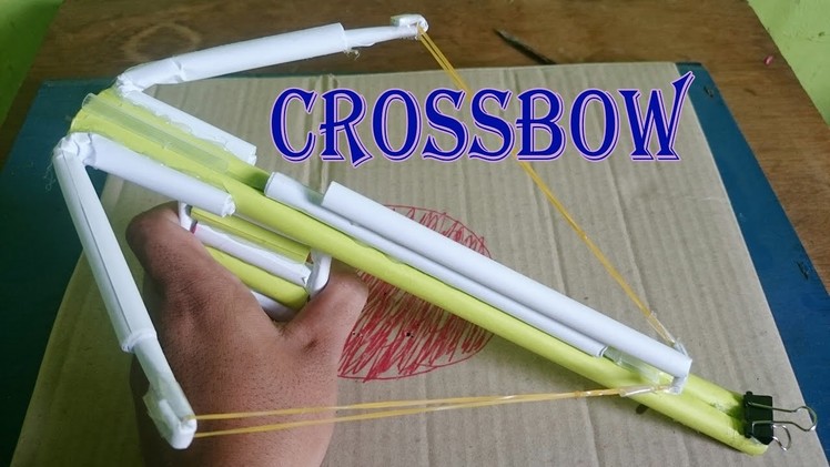 How to Make Paper Crossbow Very Powerful