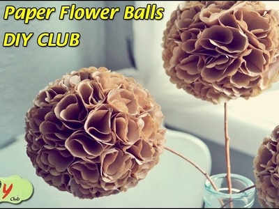 How to Make Pomander Balls | Paper Flower Balls | Christmas Balls | All DIY Club