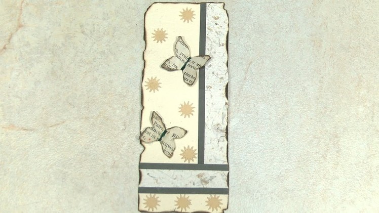 How to Make Recyclable Material Bookmark- HogarTv By Juan Gonzalo Angel