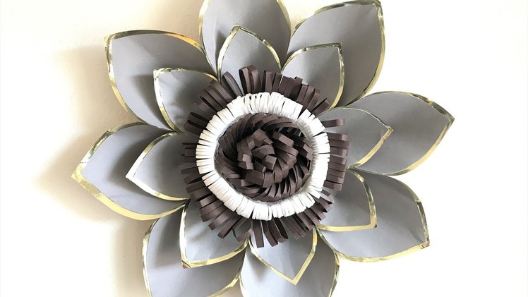 Large paper flower for interior decoration. DIY Giant paper flower.wedding decoration. Inredning