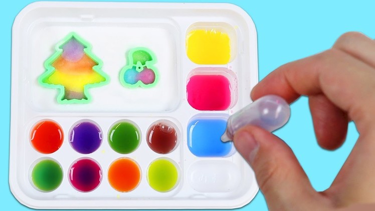 LEARN COLORS Kracie Popin Cookin Gummy Land DIY Coloring Japanese Candy Making Kit!
