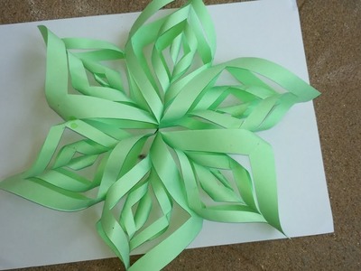 Making 3D Paper Star | How to Make a 3D Paper Star Xmas Ornament (DIY Tutorial)