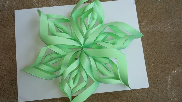 Making 3D Paper Star | How to Make a 3D Paper Star Xmas Ornament (DIY Tutorial)
