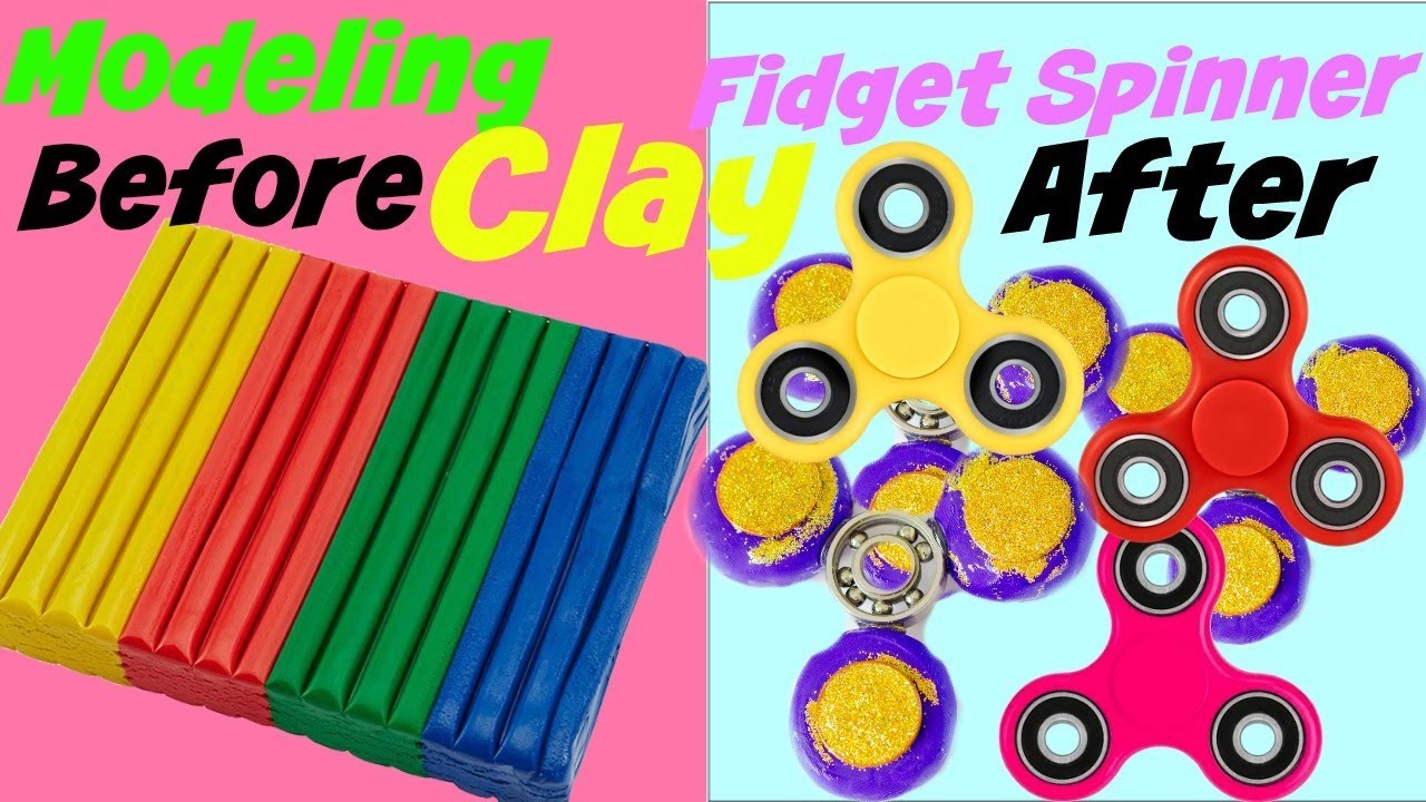 Modeling Clay Fidget Spinner DIY (Make it Monday) Fidget 