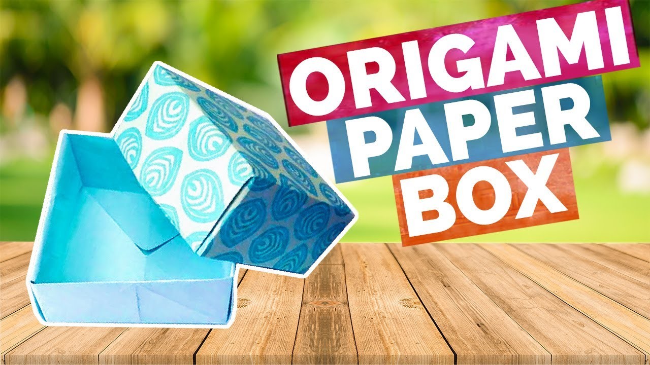 Origami Paper Box -Easy - 5-Minute Crafts-- Easy DIY ideas-Origami box
