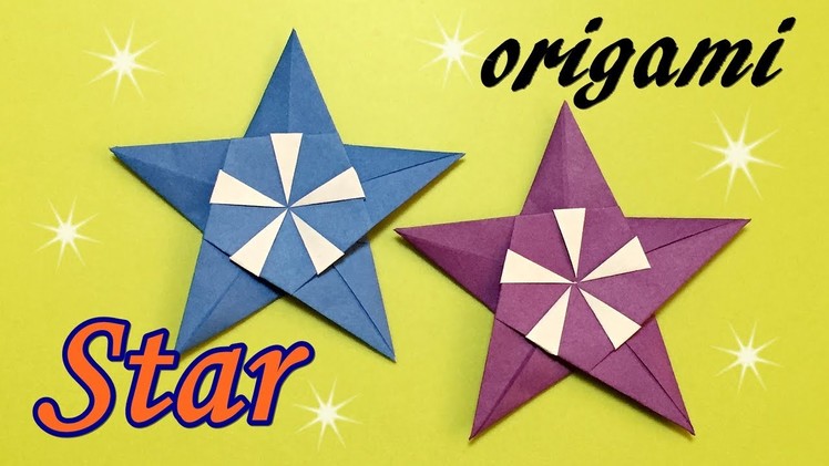 Origami Star Easy for Beginners but Cool | How to Make Paper 5 Pointed Star | Christmas Ornaments