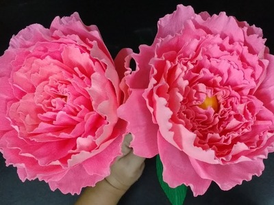 Paper Flower Peony (flower # 158)