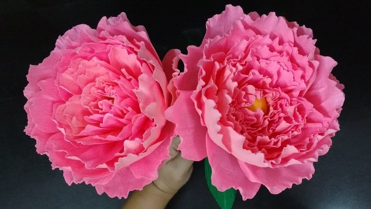 Paper Flower Peony (flower # 158)