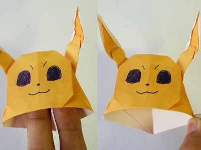 Paper Hat - Origami Eevee Hat Tutorial (Henry Pham)