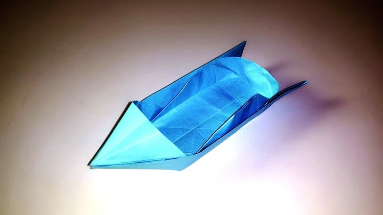 Paper Speed Boat. How to Make a Paper Speed Boat? Origami. By: AB Art & Craft School